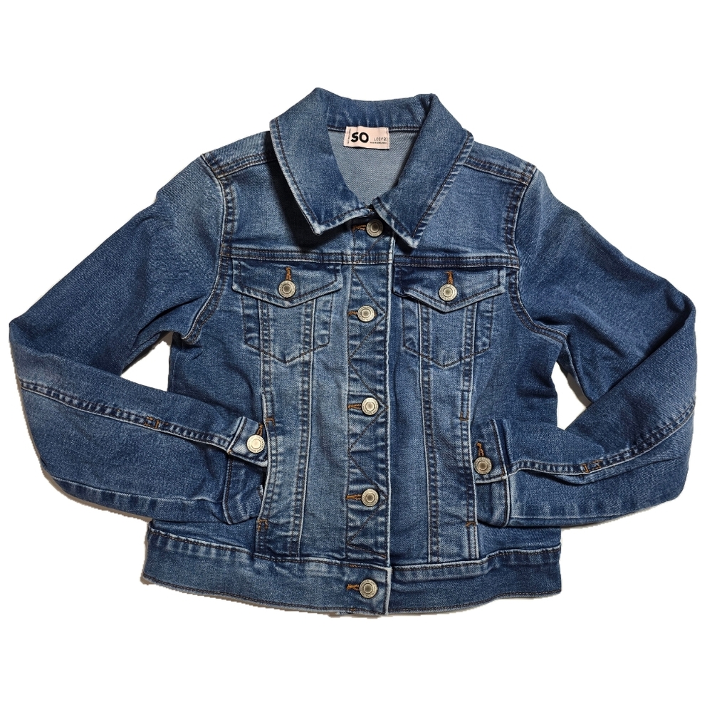 L (10-12) SO blue jean jacket